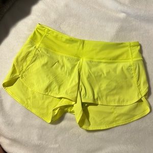 Lululemon run speed shorts size 4